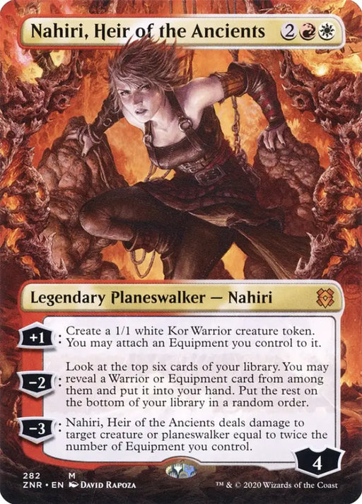 Nahiri Heir of the Ancients (Borderless) [Zendikar Rising] - MTG Single