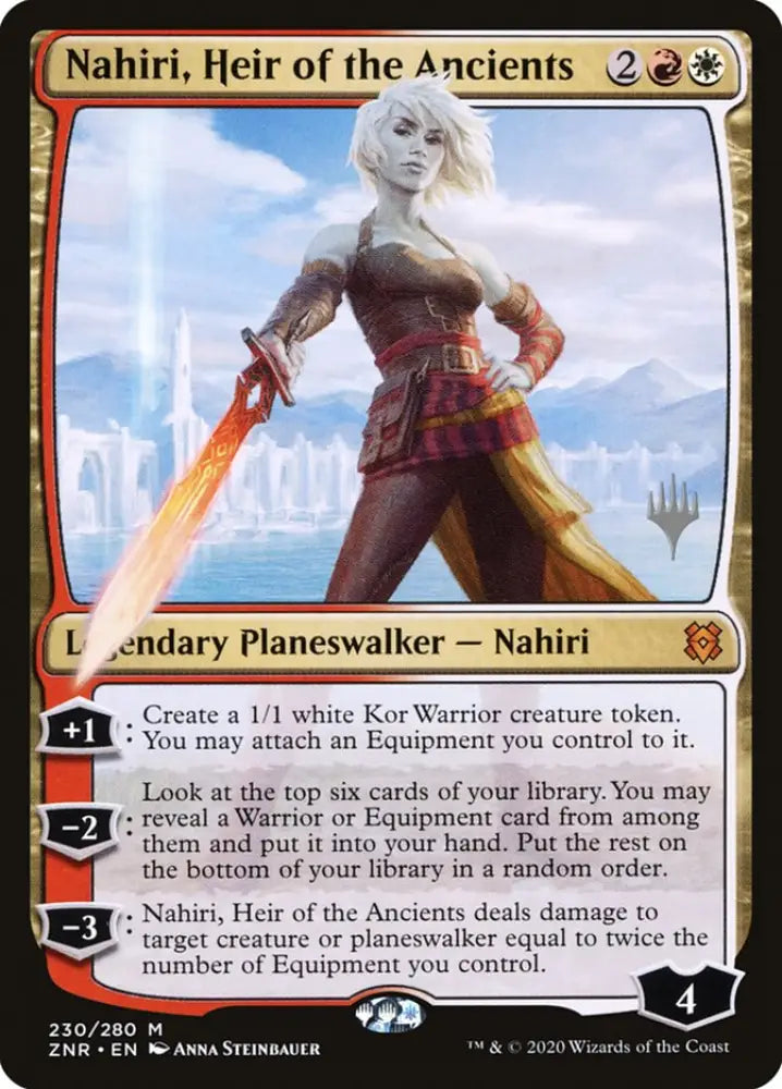 Nahiri Heir of the Ancients (Promo Pack) [Zendikar Rising Promos] - MTG Single