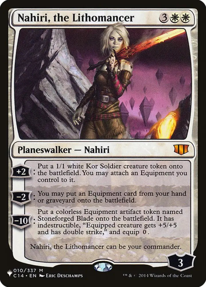 Nahiri the Lithomancer [The List] - MTG Single