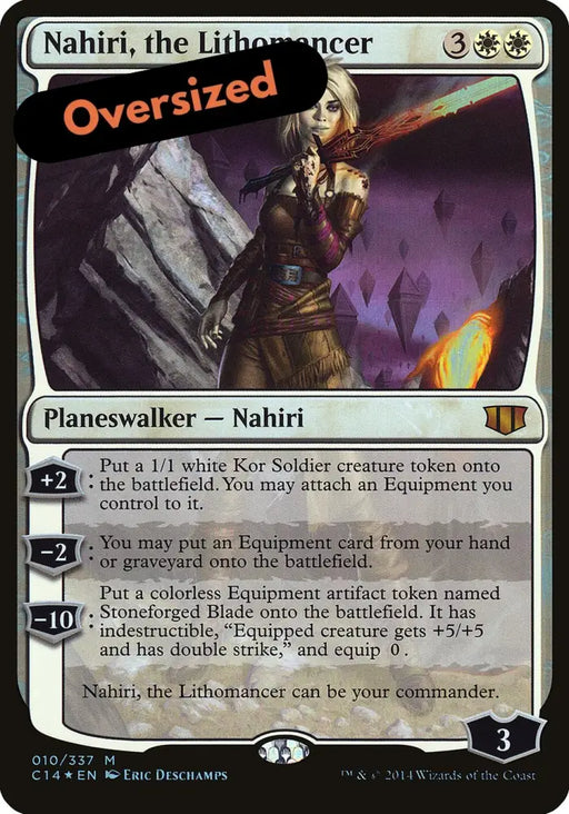 Nahiri the Lithomancer (Oversized) [Commander 2014 Oversized] - MTG Single