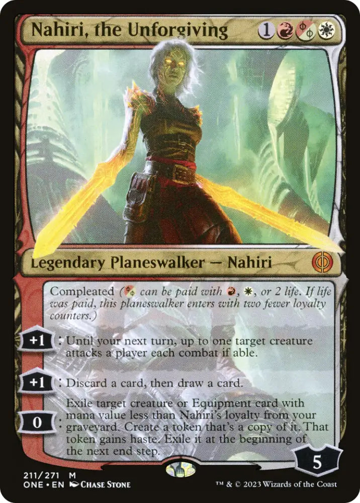 Nahiri the Unforgiving [Phyrexia: All Will Be One] - MTG Single