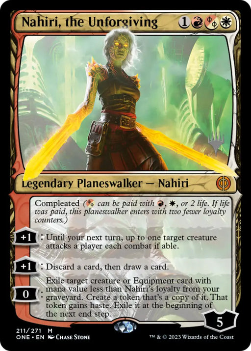Nahiri the Unforgiving (Promo Pack) [Phyrexia: All Will Be One Promos] - MTG Single