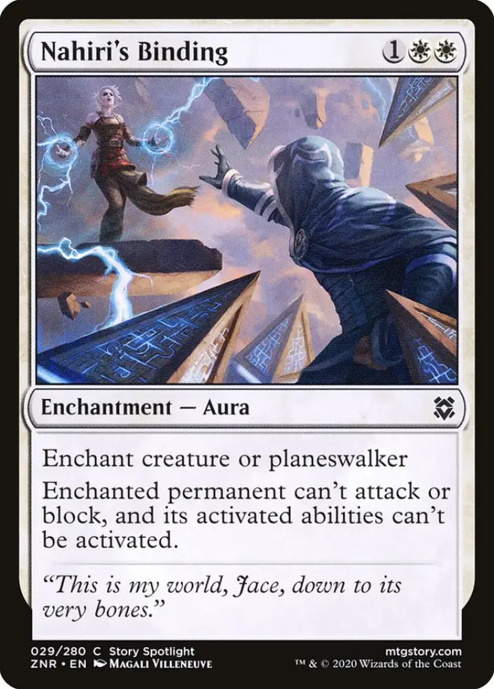 Nahiri’s Binding [Zendikar Rising] - MTG Single
