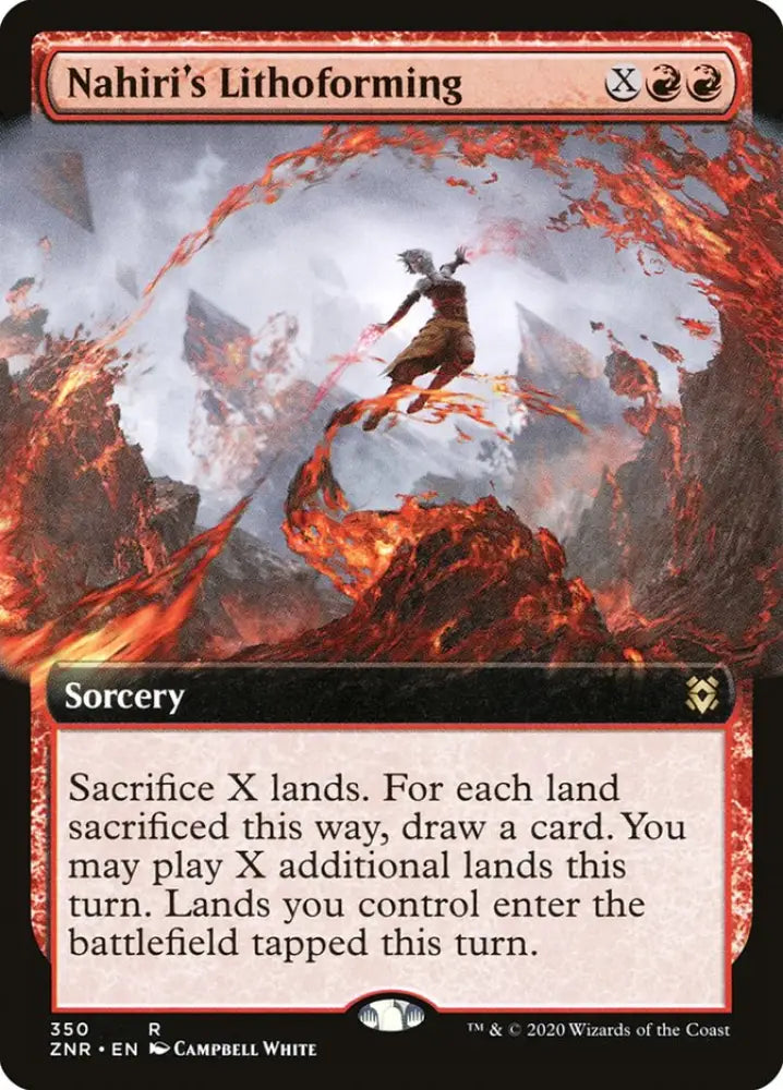 Nahiri’s Lithoforming (Extended Art) [Zendikar Rising] - MTG Single