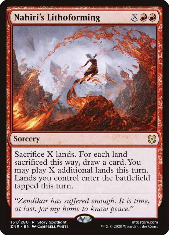 Nahiri’s Lithoforming [Zendikar Rising] - MTG Single
