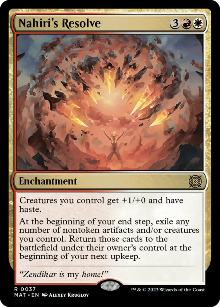 Nahiri’s Resolve [March of the Machine: The Aftermath] - MTG Single