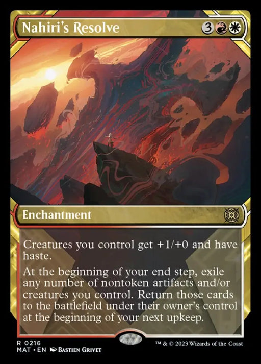 Nahiri’s Resolve (Showcase Halo Foil) [March of the Machine: The Aftermath] - MTG Single