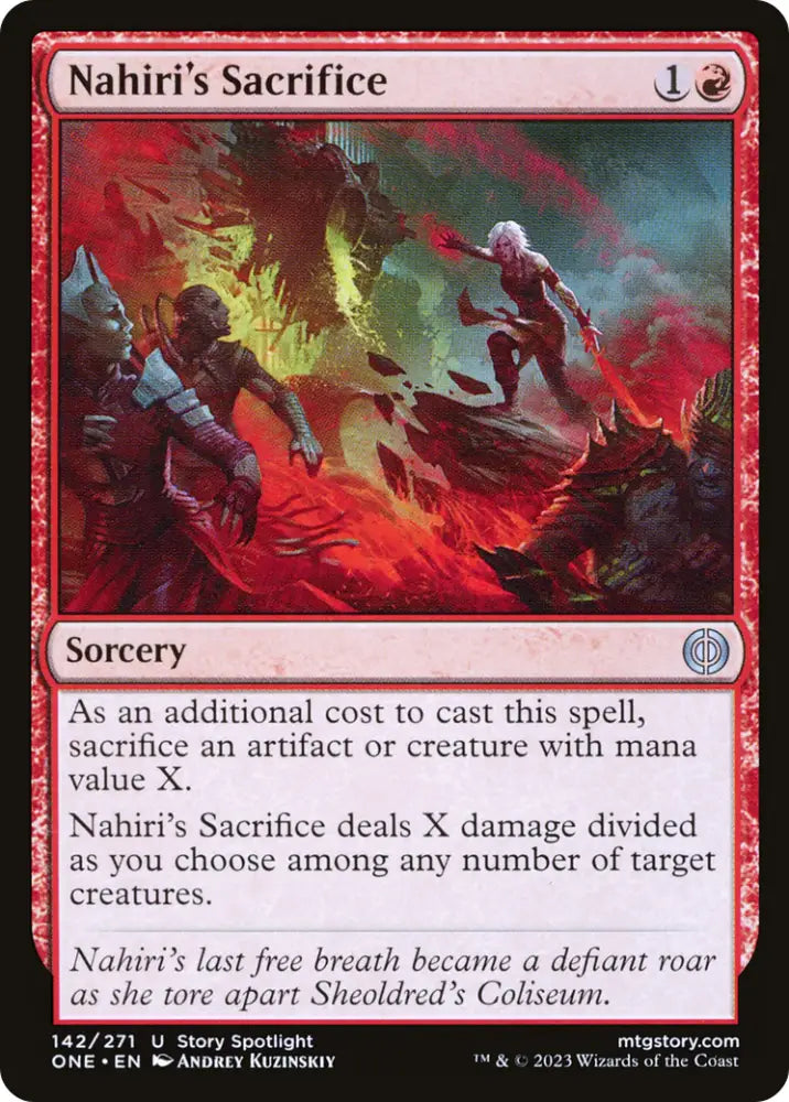 Nahiri’s Sacrifice [Phyrexia: All Will Be One] - MTG Single