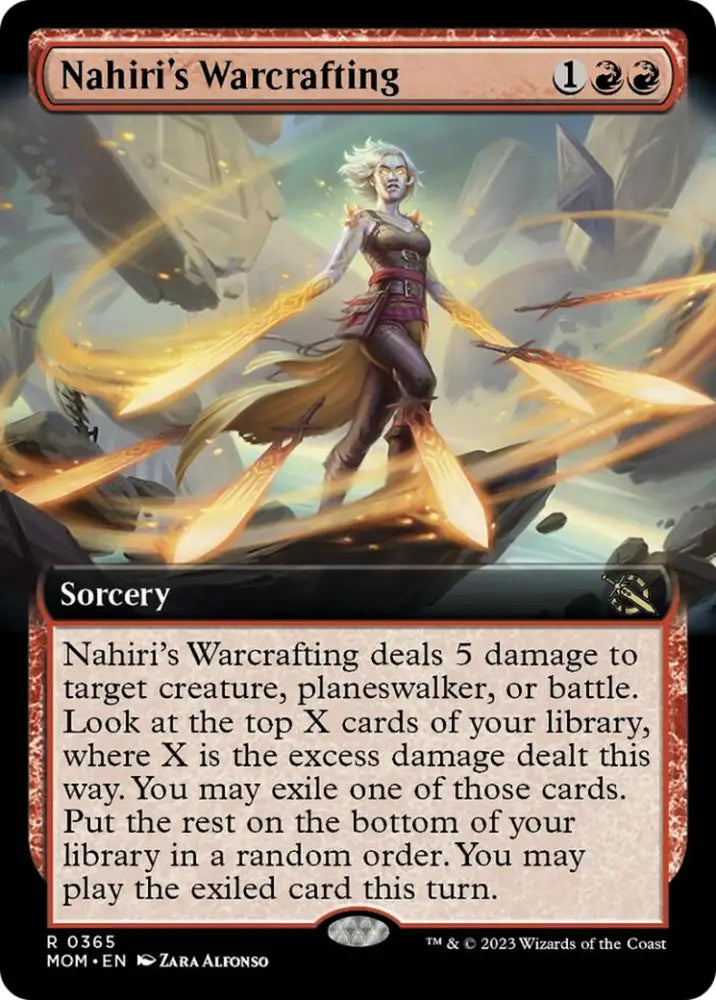 Nahiri’s Warcrafting (Extended Art) [March of the Machine] - MTG Single