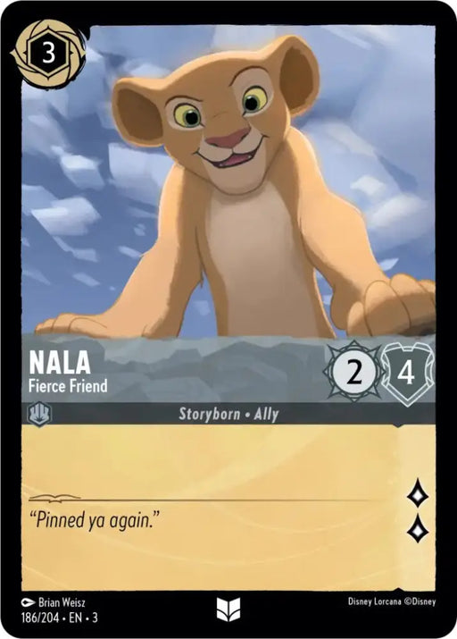 Nala - Fierce Friend (186/204) [Into the Inklands] - Lorcana Single
