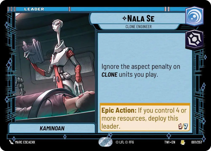 Nala Se - Clone Engineer (001/257) [Twilight of the Republic] - Star Wars: Unlimited Single