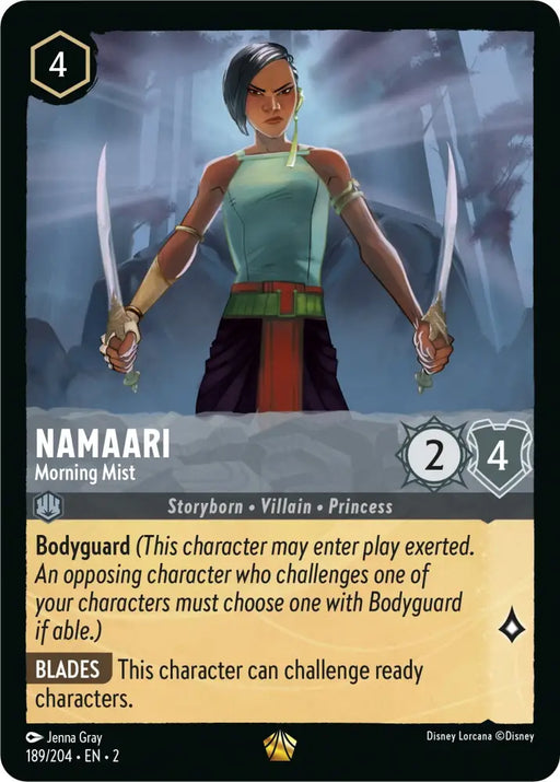 Namaari - Morning Mist (189/204) [Rise of the Floodborn] - Lorcana Single