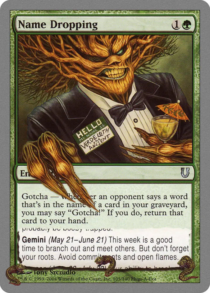 Name Dropping [Unhinged] - MTG Single