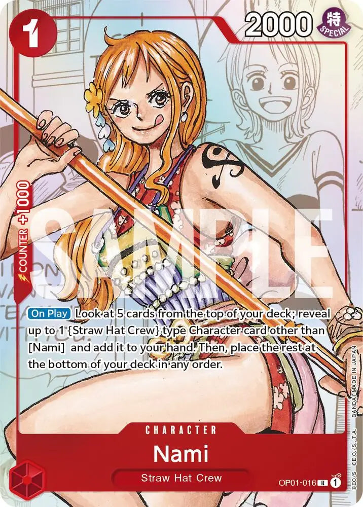 Nami - OP01-016 (Alternate Art) [One Piece Promotion Cards]