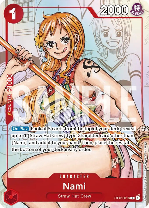 Nami - OP01-016 (Alternate Art) [One Piece Promotion Cards]