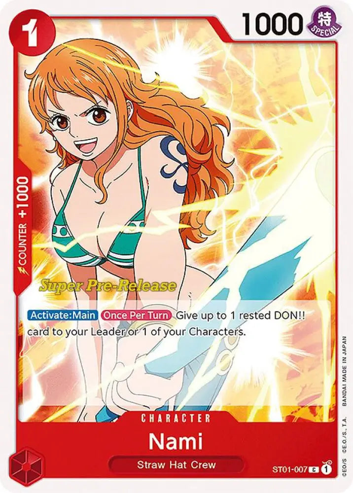 Nami (ST01-007) [Super Pre-Release Starter Deck 1: Straw Hat Crew]