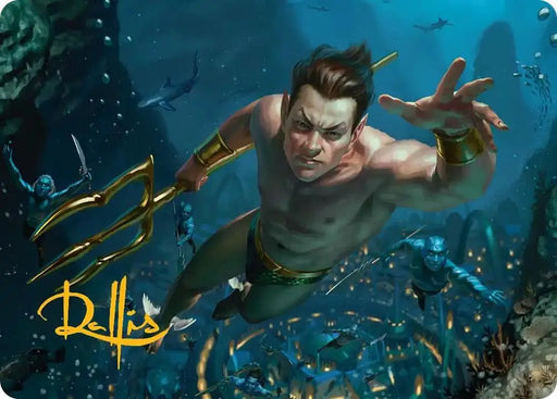Namor the Sub-Mariner Art Card (Gold-Stamped Signature) (6) [Marvel Super Heroes Art Series]