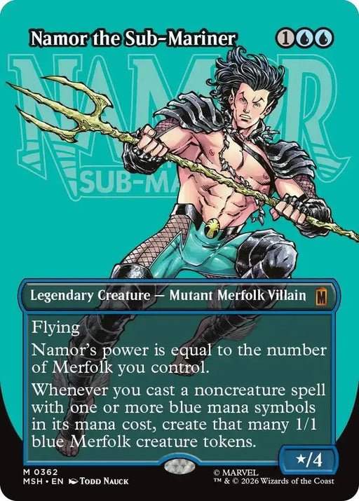 Namor the Sub-Mariner (Borderless) (362) [Marvel Super Heroes]