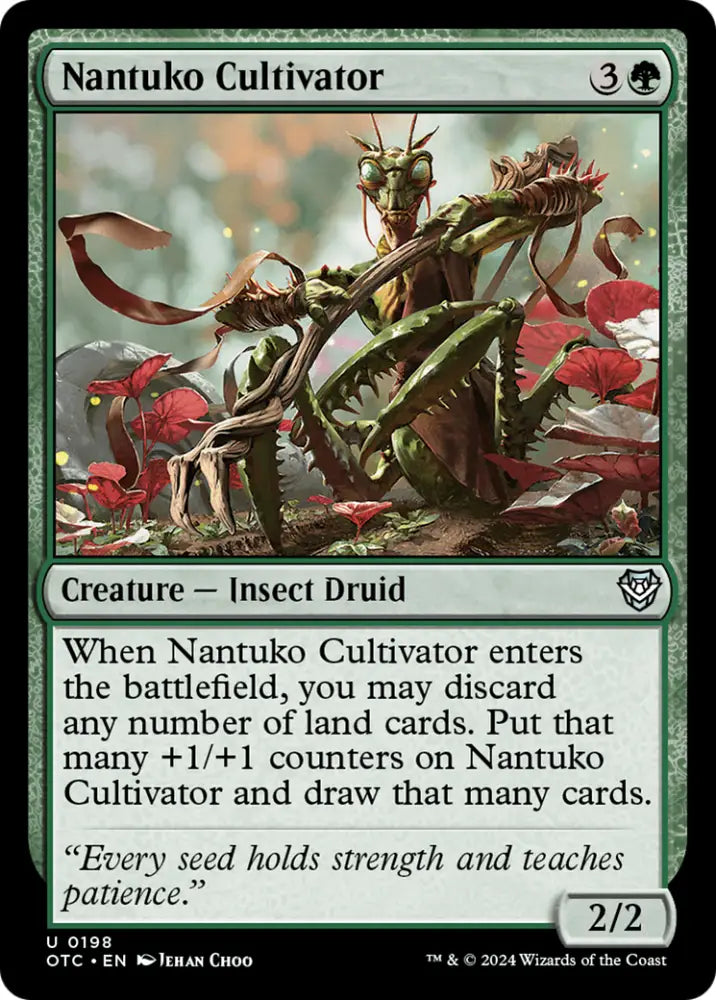 Nantuko Cultivator [Outlaws of Thunder Junction Commander] - MTG Single