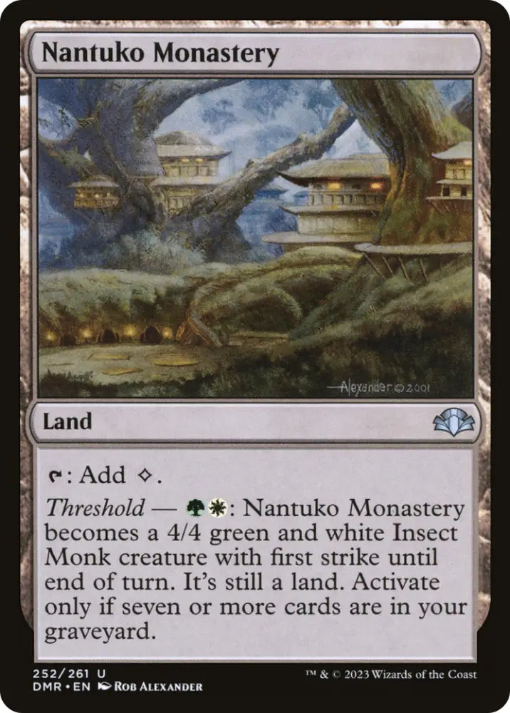 Nantuko Monastery [Dominaria Remastered] - MTG Single
