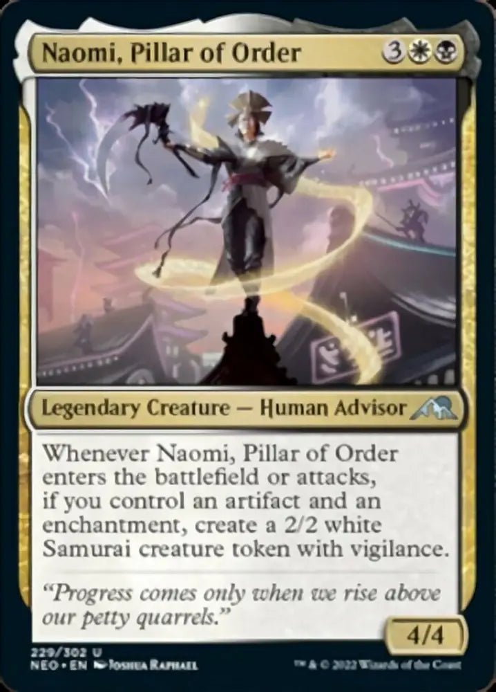 Naomi Pillar of Order [Kamigawa: Neon Dynasty] - MTG Single