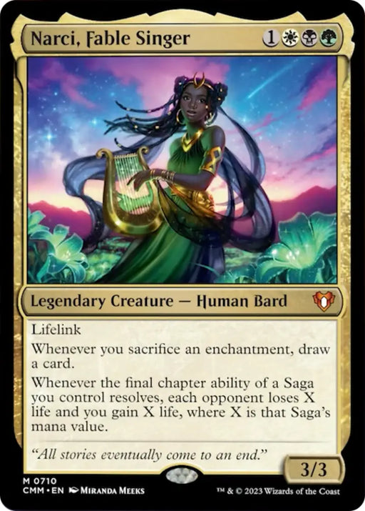 Narci Fable Singer [Commander Masters] - MTG Single