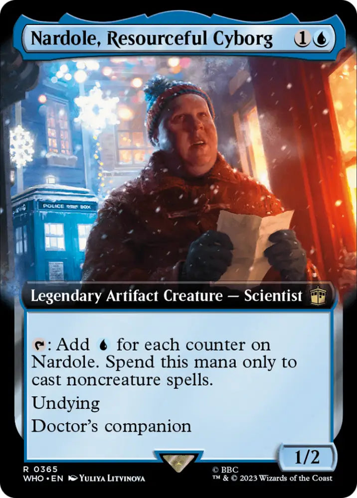Nardole Resourceful Cyborg (Extended Art) [Doctor Who] - MTG Single
