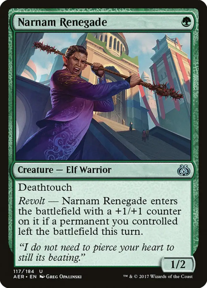 Narnam Renegade [Aether Revolt] - MTG Single