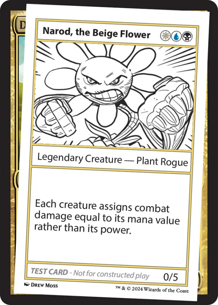 Narod the Beige Flower [Mystery Booster 2 Playtest Cards] - MTG Single