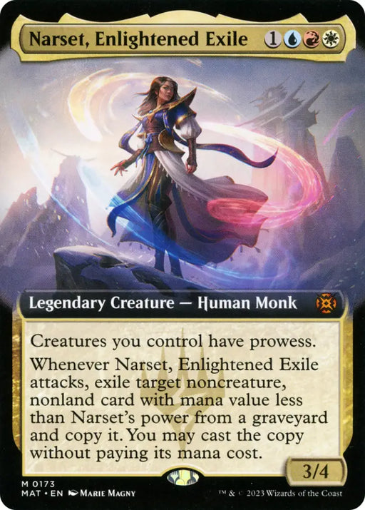 Narset Enlightened Exile (Extended Art) [March of the Machine: The Aftermath] - MTG Single