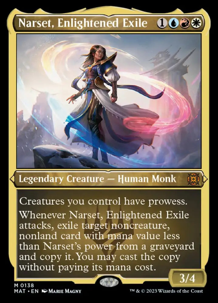 Narset Enlightened Exile (Foil Etched) [March of the Machine: The Aftermath] - MTG Single