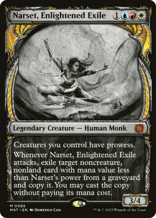 Narset Enlightened Exile (Showcase) [March of the Machine: The Aftermath] - MTG Single