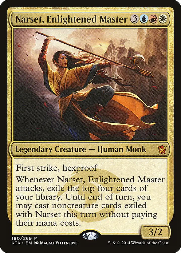 Narset Enlightened Master [Khans of Tarkir] - MTG Single