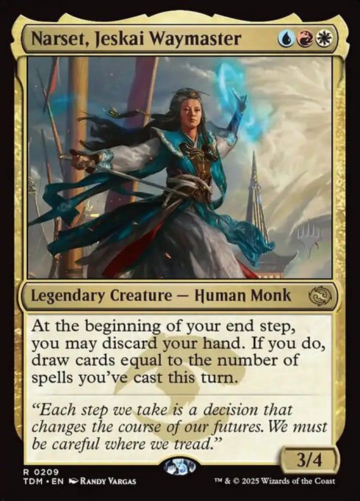 Narset, Jeskai Waymaster (209p) [Tarkir: Dragonstorm Promos]