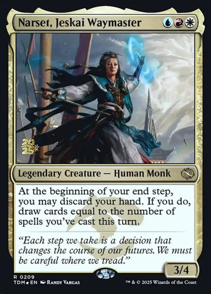 Narset, Jeskai Waymaster (209s) [Tarkir: Dragonstorm Promos]