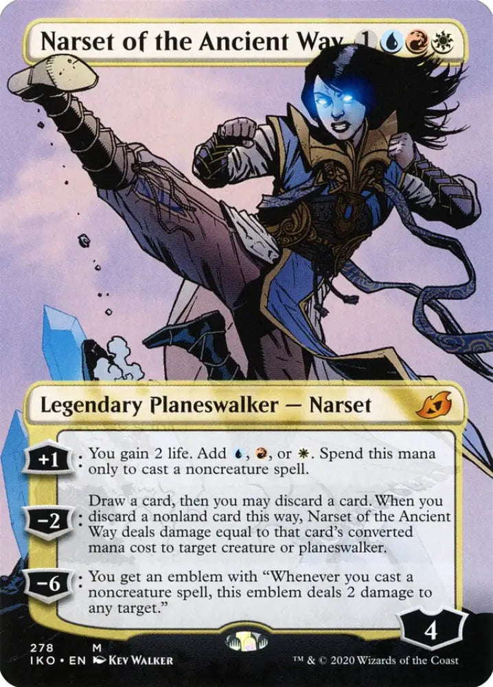 Narset of the Ancient Way (Borderless) [Ikoria: Lair of Behemoths] - MTG Single