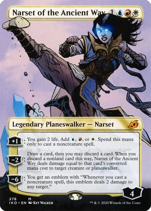 Narset of the Ancient Way (Borderless) [Ikoria: Lair of Behemoths] - MTG Single