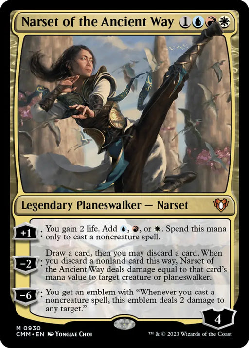 Narset of the Ancient Way [Commander Masters] - MTG Single