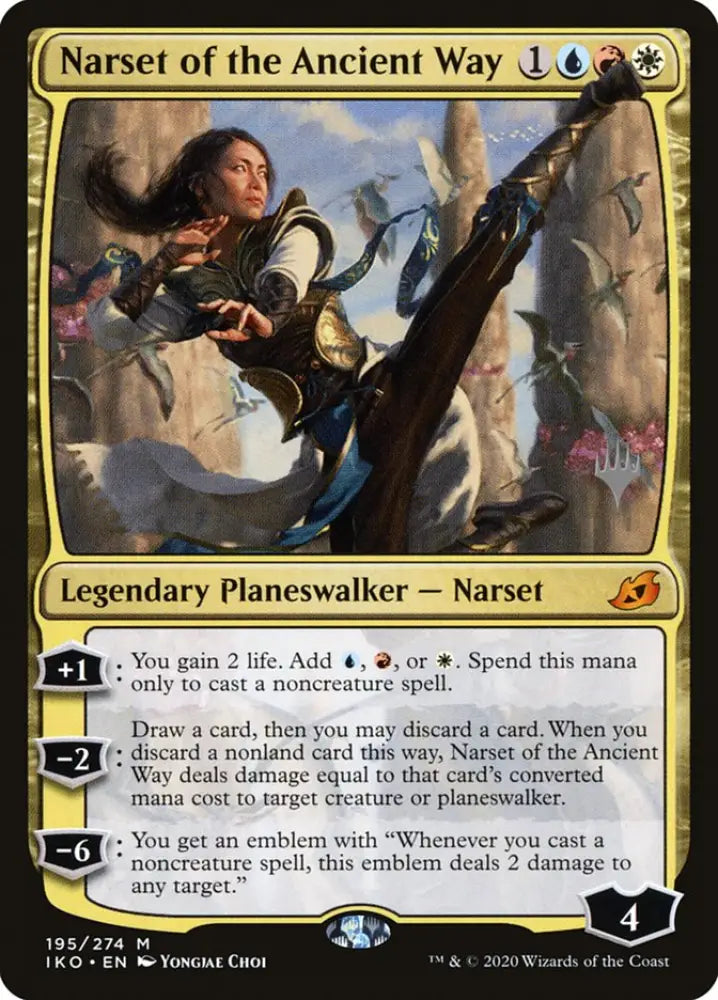 Narset of the Ancient Way (Promo Pack) [Ikoria: Lair of Behemoths Promos] - MTG Single