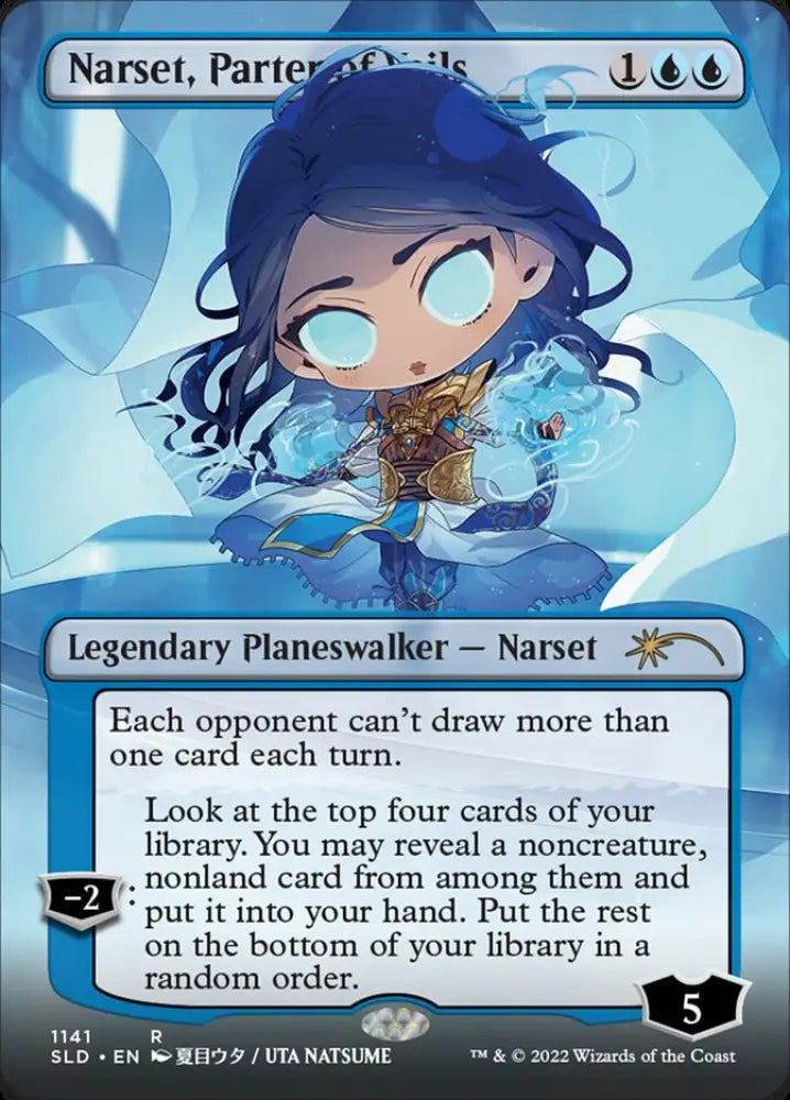 Narset Parter of Veils (Borderless) [Secret Lair Drop Series] - MTG Single