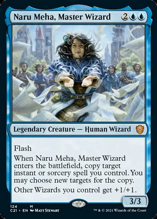 Naru Meha Master Wizard [Commander 2021] - MTG Single