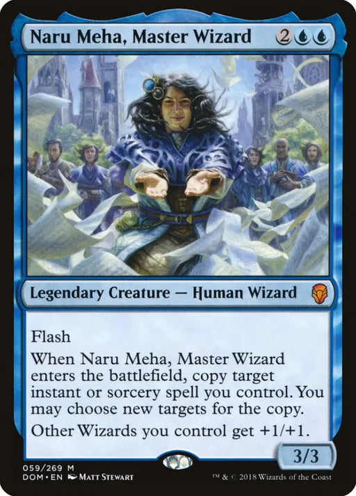 Naru Meha Master Wizard [Dominaria] - MTG Single