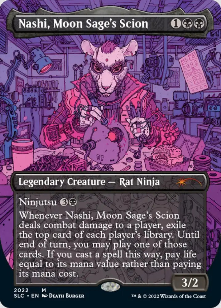Nashi Moon Sage’s Scion (Borderless) [Secret Lair 30th Anniversary Countdown Kit] - MTG Single