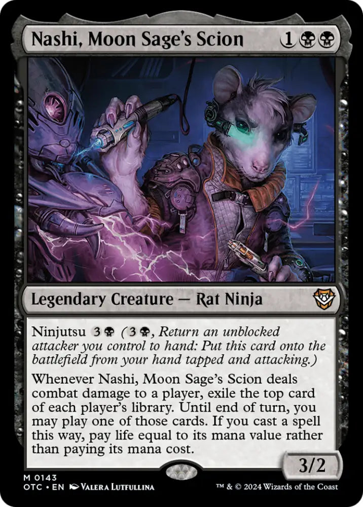 Nashi Moon Sage’s Scion [Outlaws of Thunder Junction Commander] - MTG Single