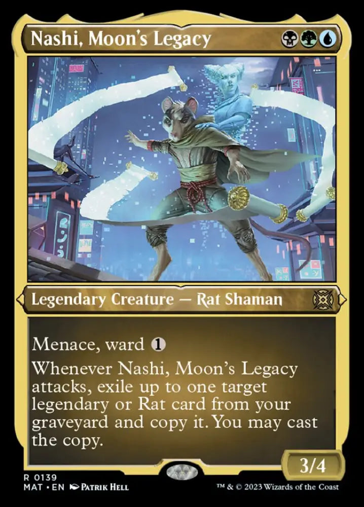 Nashi Moon’s Legacy (Foil Etched) [March of the Machine: The Aftermath] - MTG Single