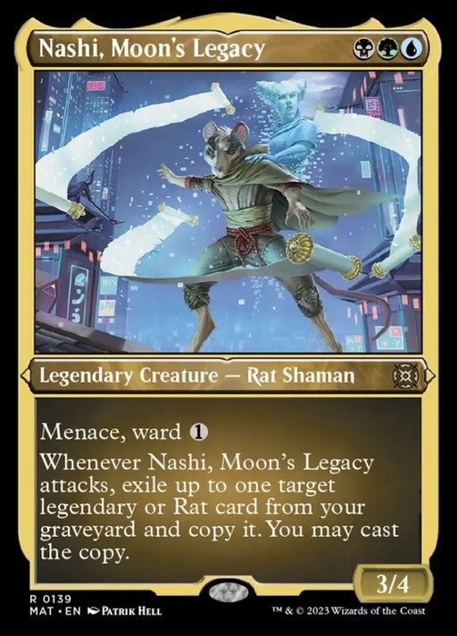 Nashi Moon’s Legacy (Foil Etched) [March of the Machine: The Aftermath] - MTG Single