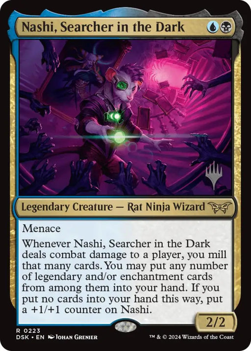 Nashi Searcher in the Dark (Promo Pack) [Duskmourn: House of Horror Promos] - MTG Single