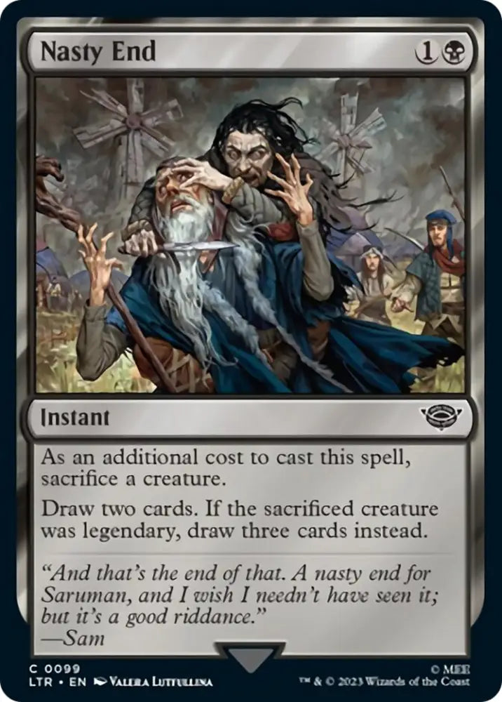 Nasty End [The Lord of the Rings: Tales of Middle-Earth] - MTG Single