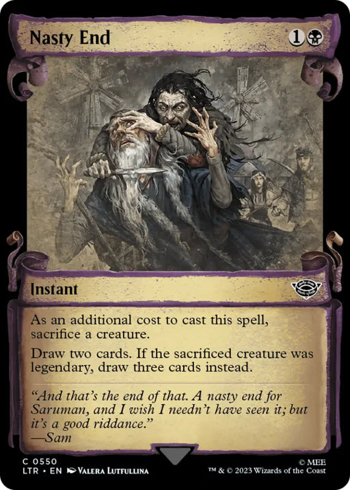 Nasty End [The Lord of the Rings: Tales of Middle-Earth Showcase Scrolls] - MTG Single