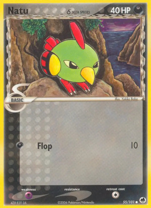 Natu (55/101) (Delta Species) [EX: Dragon Frontiers] - Pokemon Single